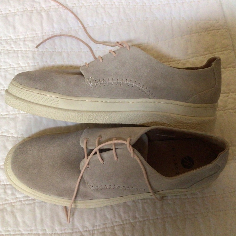 H BY HUDSON Suede Alfreton Preppy Boat Sneaker 40